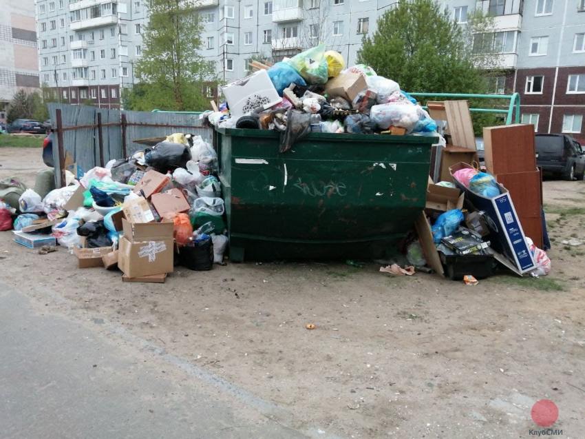 Северодвинцы возмущены невывозом мусора в одном из дворов